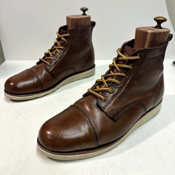 RARE Rancourt & Co. x Helm Muller Harrier Cap Toe Boot Wedge Sole USA 11.5 D main image 3